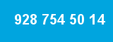 928 754 50 14